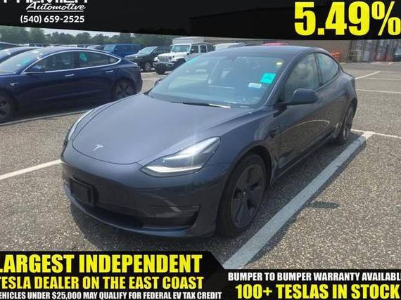 TESLA MODEL 3 2022 5YJ3E1EB6NF335710 image